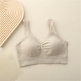 thumbnail image 1 of Simplmasygenix Comfortable Bralettes for Women Seamless Solid Color Lifting Full Coverage Bras, 1 of 3