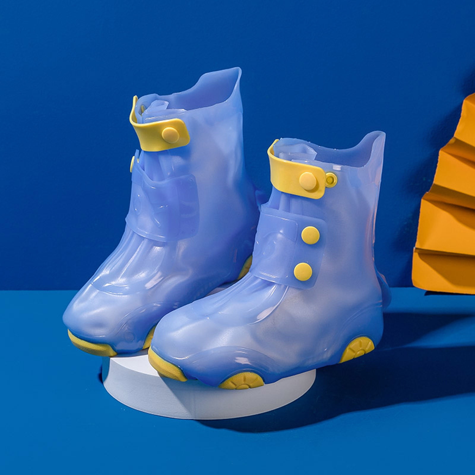 Simplmasygenix Kids Rain Boots Rubber Rain Shoes Toddler Infant Baby