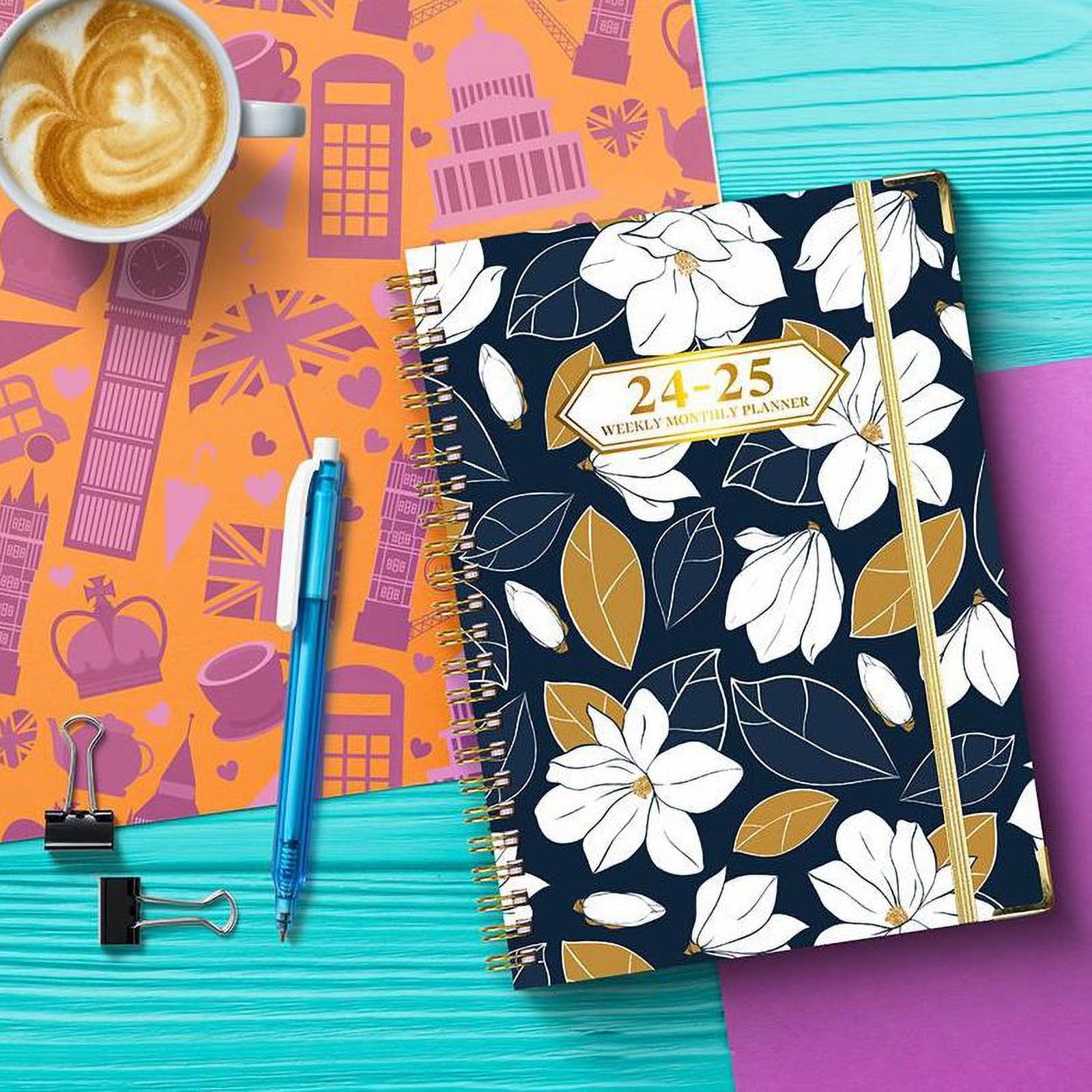 Staples 8x11 Planner Habit Tracker Notebook 2026-2028 Monthly Planner ...