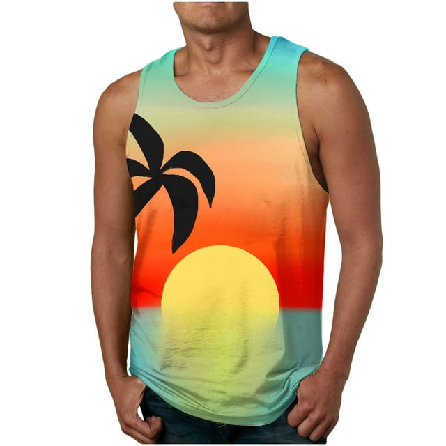 Simplmasygenix Tank Tops for Men Big and Tall Clearance New Fashion ...