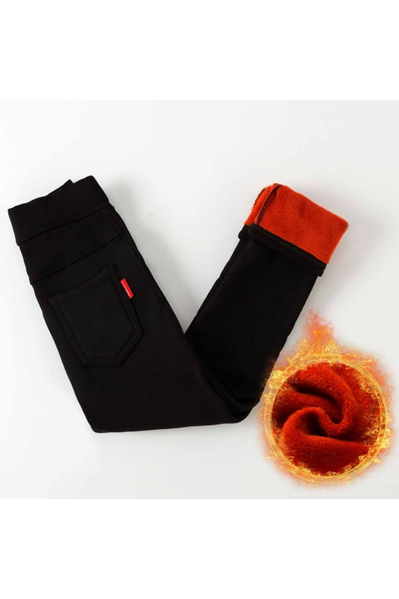 Toddler Pants Cargo Wide Leg Teens Boys Girls High Waist Plus Keep Warm Casual Leggings Pants