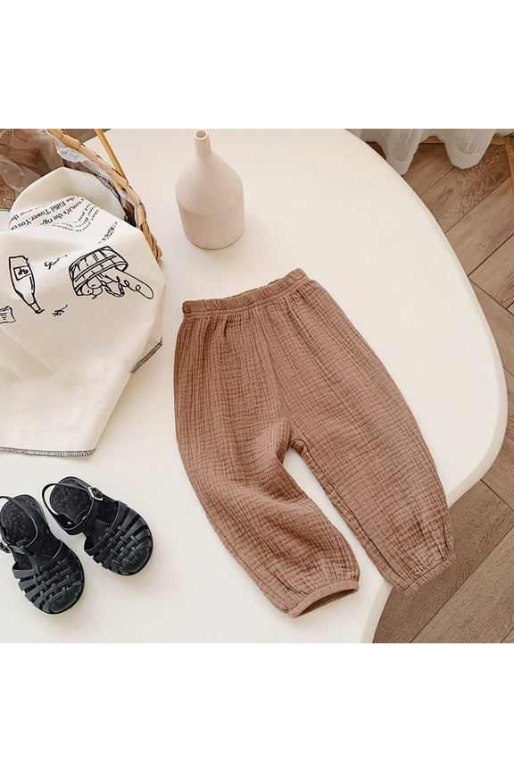 Toddler Pants Cargo Wide Leg Toddler Kids Baby Girls Fashion Cute Sweet Elasticity Flared Pants Trousers Pants Leggings