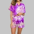 thumbnail image 1 of Wensltd Valentine's Day Printing Pajama Set for Women Short Sleeve Tops Shorts Sleepwear, 1 of 5