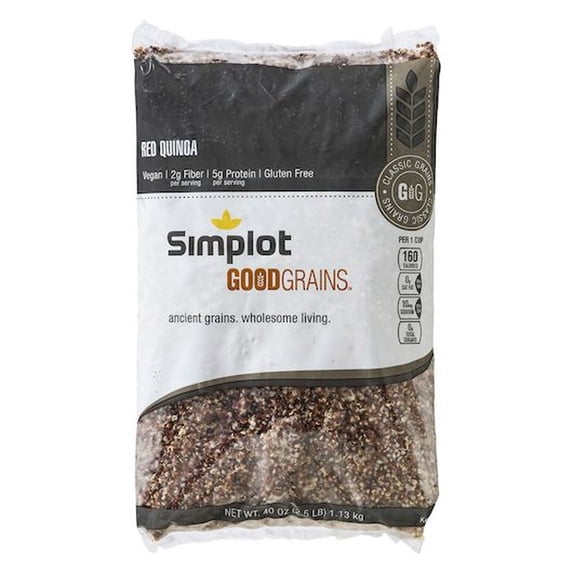 Simplot Good Grains Red Quinoa, 2.5 Pound -- 6 per case