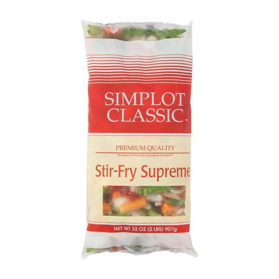 Simplot Stir Fry Supreme - 32 oz. package, 12 packages per case