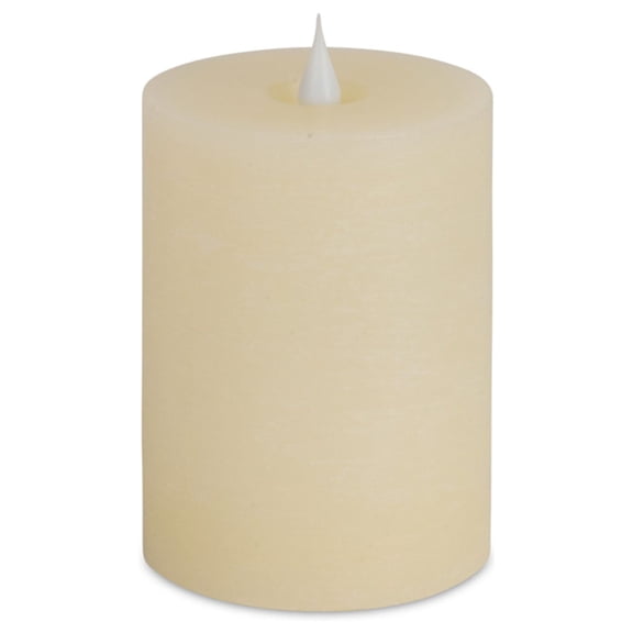 Simplux LED Designer Candle (Set of 2) w/Remote 3.5"x5"H Wax/Plastic