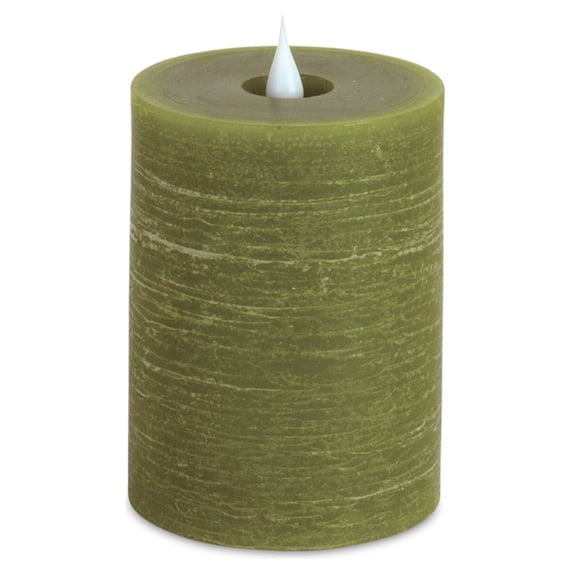 Simplux LED Designer Candle (Set of 2) w/Remote 3.5"x5"H Wax/Plastic