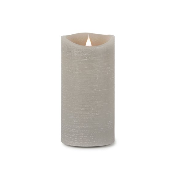 Simplux LED Designer Candle with remote - 4 and 8 Hr Timer 3.5"D, 7.75"H Wax/Plastic