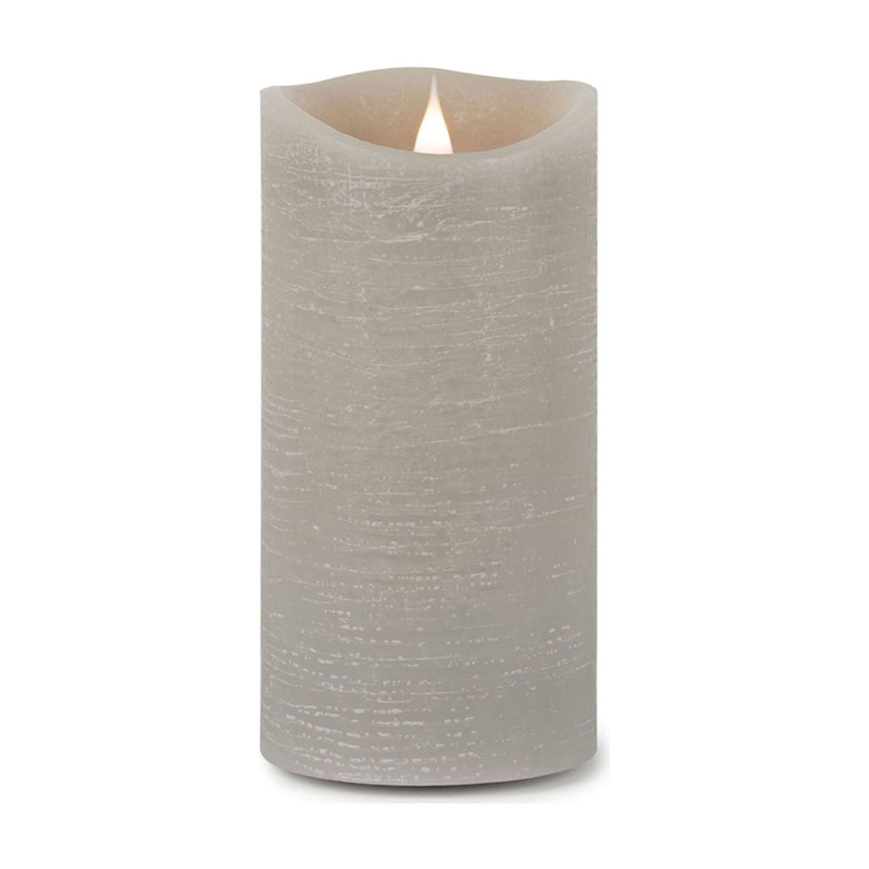 Simplux LED Designer Candle with remote - 4 and 8 Hr Timer 3.5"D, 7.75"H Wax/Plastic