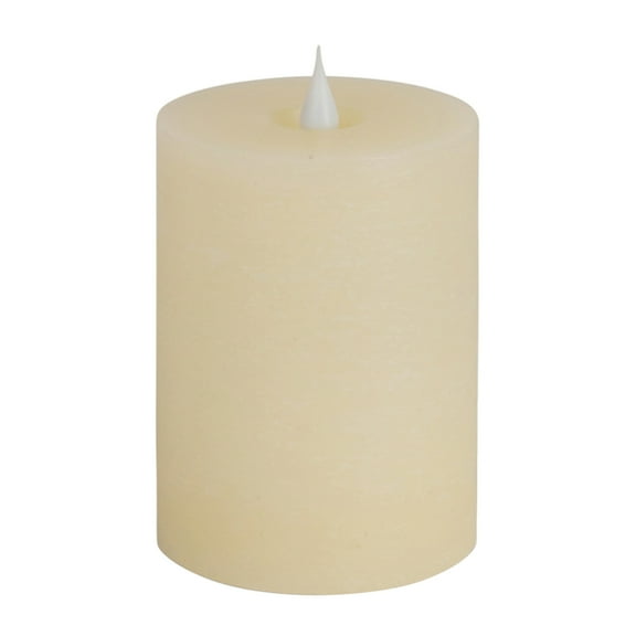 Simplux Led Designer Candle (Set Of 2) W-Remote 3.5" X 5"H Wax, Plastic - Beige