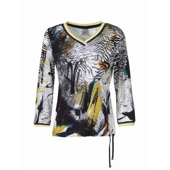 Simply Art Dolcezza: Safari Escape Abstract Art Tie Top