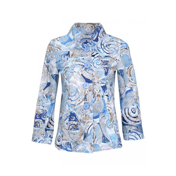 Simply Art Dolcezza: Sand, Sea & Seashells Abstract Art Jacket