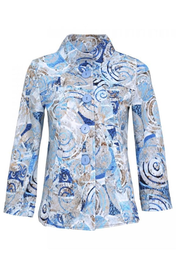 Simply Art Dolcezza: Sand, Sea & Seashells Abstract Art Jacket
