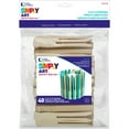 thumbnail image 1 of Simply Art Wood No-Roll Clothespins-Natural 3.75" 40/Pkg, 1 of 3