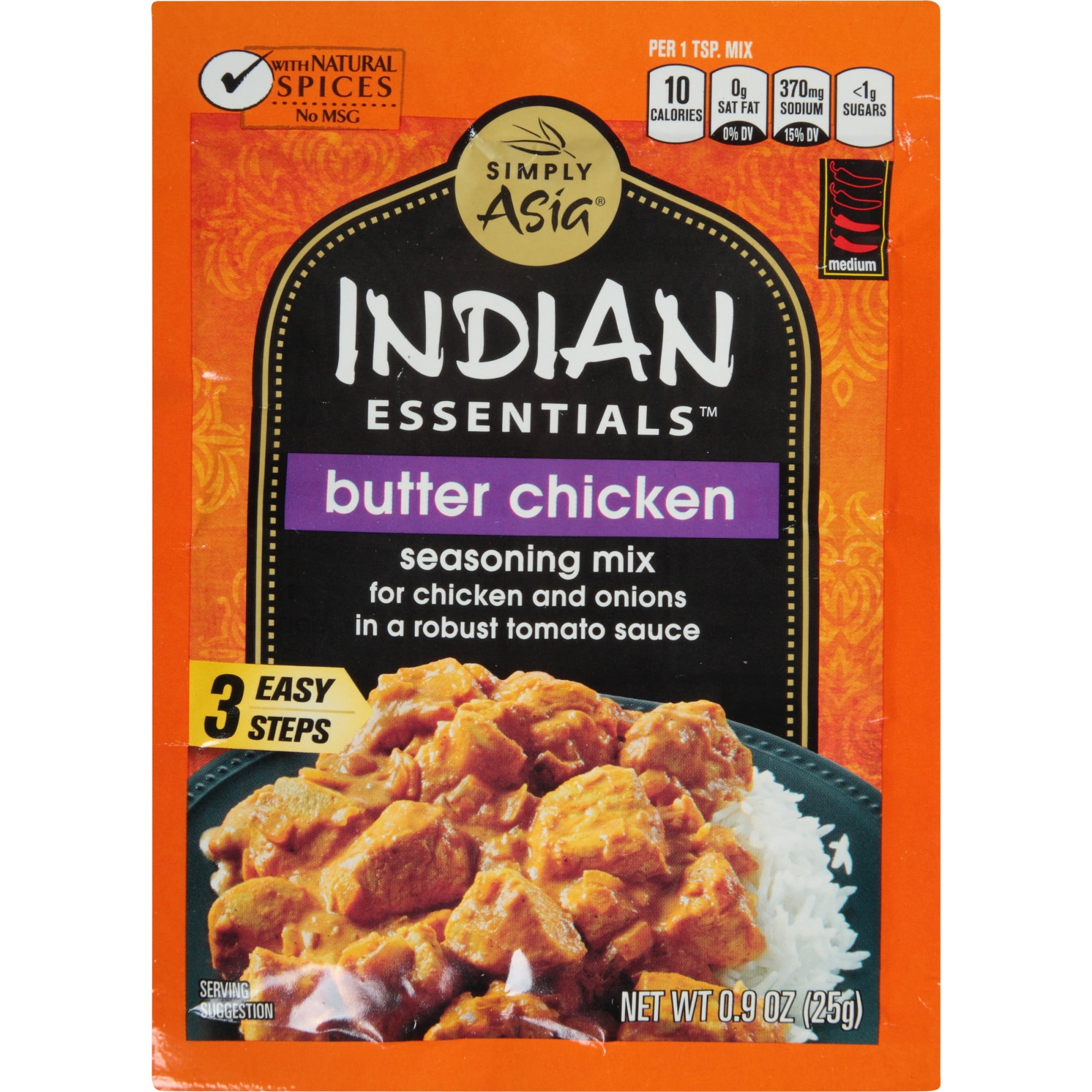 Simply Asia Indian Essentials Butter Chicken Seasoning Mix, 0.9 oz