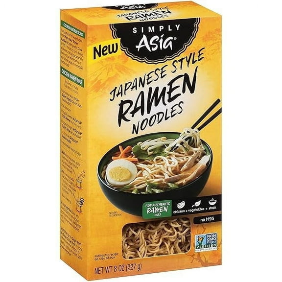 Simply Asia Japanese Style Ramen Noodles - 8 oz Pack of 4