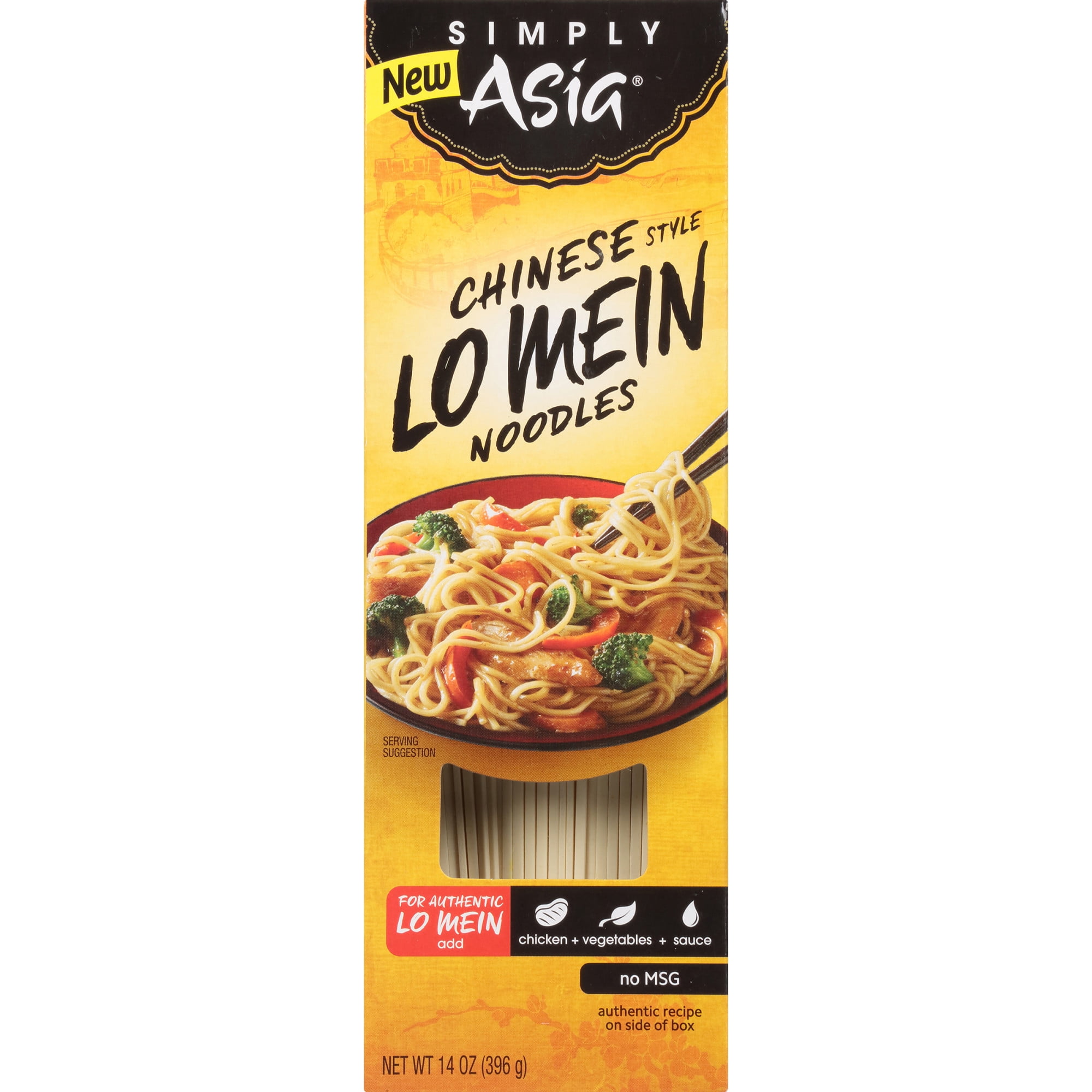 Simply Asia NonGMO Chinese Style Lo Mein Noodles, 14 oz Box