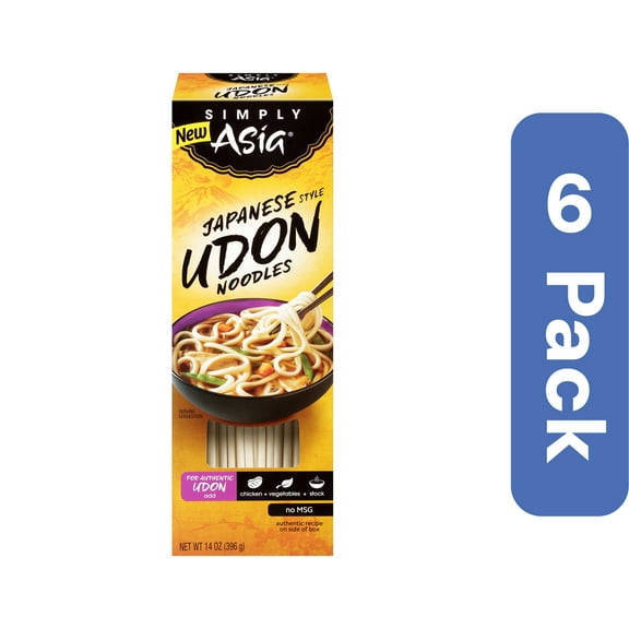 Simply Asia Udon Dry Noodles 14 oz (Pack Of 6)