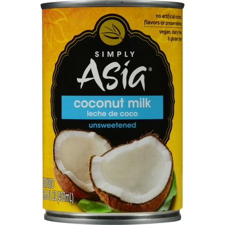 Simply Asia Unsweetened Coconut Milk, 13.66 fl oz