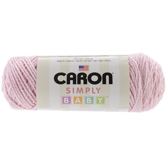 Simply Baby - Solids-Baby Pink, Pk 3, Caron