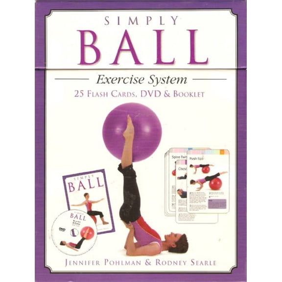Pre-Owned Simply Ball Exercise System: 25 Flash Cards, DVD & Booklet Paperback