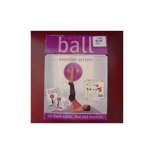 Pre-Owned Simply Ball Exercise System Box Set: 25 Flash Cards, DVD, and Booklet. Paperback