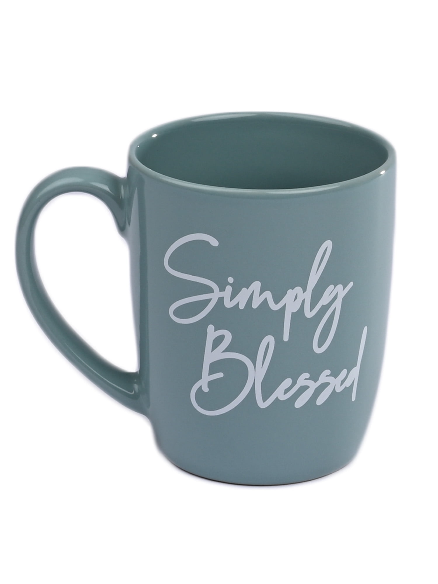 Blessed Man Ceramic Coffee Mug, 15 Ounces, Mardel