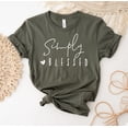 thumbnail image 1 of Simply Blessed T-shirt Jesus Over Everything Shirt Gift Religious Tee Church Top Shirts Christian Over Cross, 1 of 3