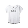 thumbnail image 1 of Simply Blessed Women's Fashion Slouchy Dolman T-Shirt Tee Heather White Large, 1 of 3