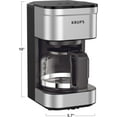 thumbnail image 1 of Simply Brew Compact 5 Cup Coffee Maker: Stainless Steel Design, Pause & Brew, Keep Warm, Reusable Filter, Drip-Free Carafe, 1 of 6