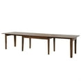thumbnail image 1 of Simply Brook 62-134" Long Rectangular Extendable Dining Table Brown Solid Wood, 1 of 5