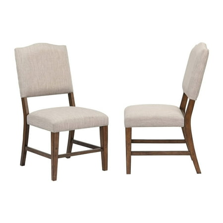Simply Brook Brown Upholstered Side Chair (Set Of 2)