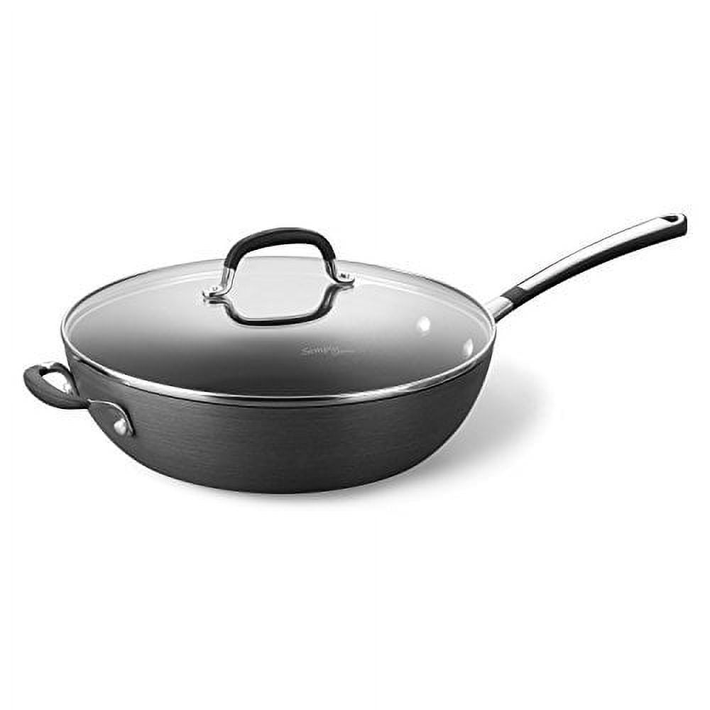 12Inch Nonstick Deep Frying Pan,5Qt Non Stick Saute Pan with Lid,Large  Skillet Jumbo Cooker,Cooking Pan Chefs Pan Cookware - AliExpress