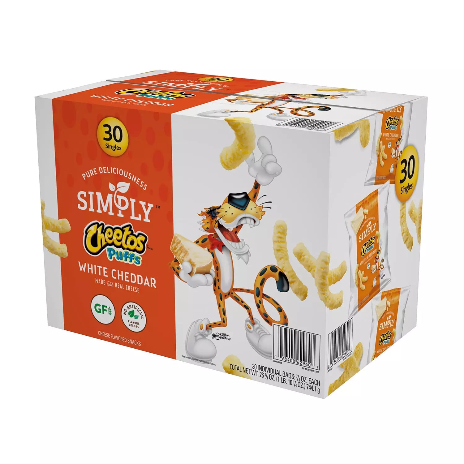 Simply Cheetos Puffs White Cheddar Snacks (30 ct.) - Sam's Club