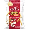 thumbnail image 1 of Simply Cheetos White Cheddar Crunchy Cheese Flavored Snacks, 8.5 oz Bag-Pack Of 2, 1 of 5