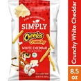 thumbnail image 1 of Simply Cheetos White Cheddar Crunchy Cheese Flavored Snacks, 8.5 oz Bag-Pack Of 5, 1 of 5