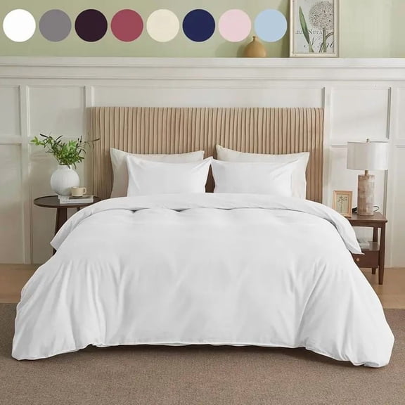 Simply Clean Pleated Duvet cover Queen