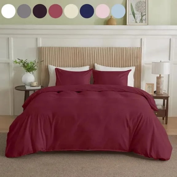 Simply Clean Solid Duvet cover QUEEN