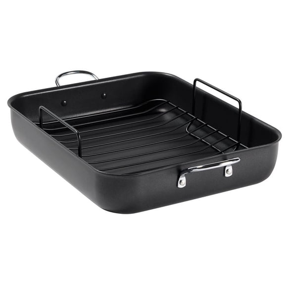 Simply Cook 13"x16" Nonstick Roaster Black