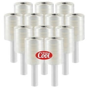 Simply Cool Mini Hand Stretch Wrap with Handle 5” Plastic Wrap for Moving, 12-Pack