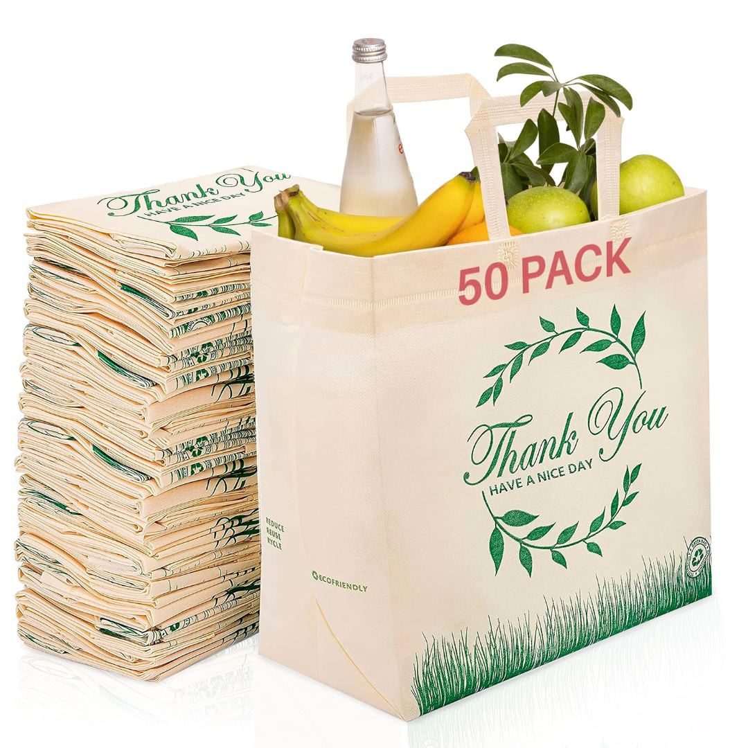 VBVC Reusable Grocery Bag,Grocery Shopping Bag,Washable And Foldable ...