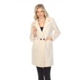 thumbnail image 1 of Simply Couture Plus size Women's Notched Lapel Long Sleeve Buttoned Classic Winter Long Coat, 1 of 6