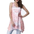 thumbnail image 1 of Simply Couture Sleeveless Sublimation Sharkbite Hem Tunic Dress, Womens, 1 of 2