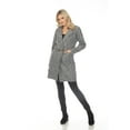 thumbnail image 1 of Simply Couture Women's Notched Lapel Long Sleeve Buttoned Classic Winter Long Coat, 1 of 6