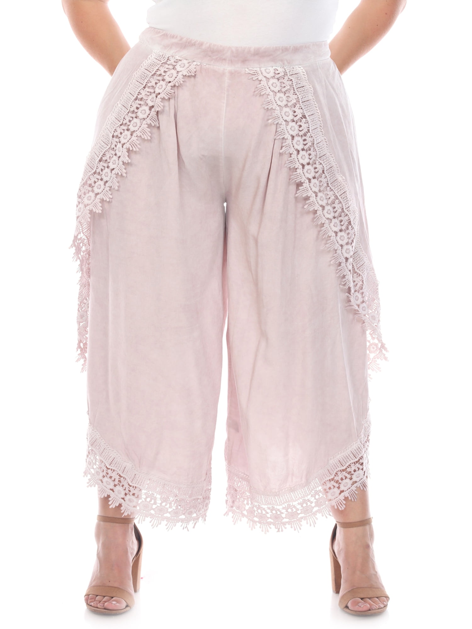 Simply Couture Women's Plus Size Crochet Pant - Walmart.com