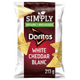 thumbnail image 1 of Simply DORITOS White Cheddar Flavored Tortilla Chips, 213g, 1 of 10