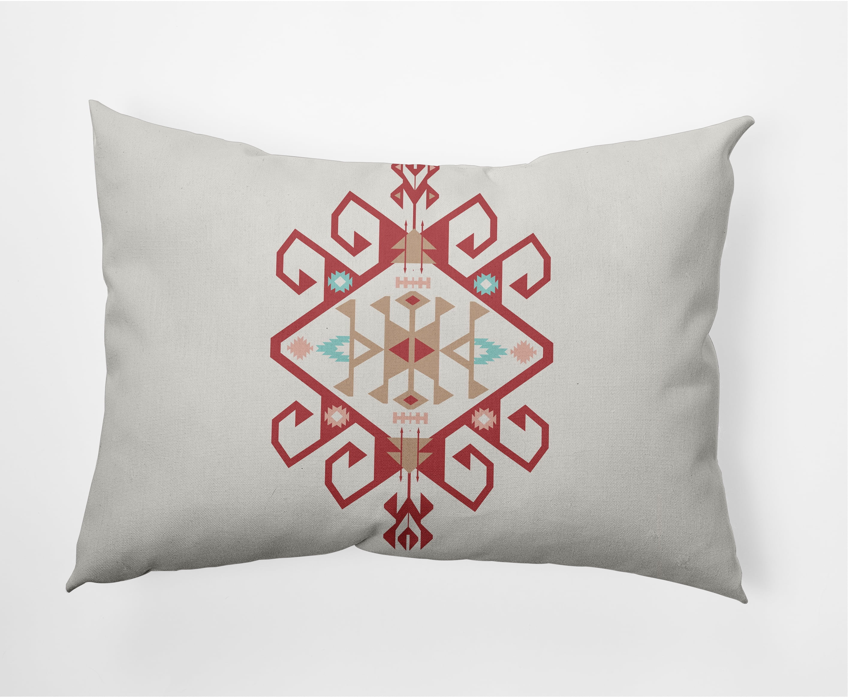 14" x 20" Simply Daisy Southwest Medallion Decorative Lumbar Throw Pillow
