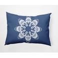 thumbnail image 1 of Simply Daisy 14 in x 20 in French/Country Blue Medallion Polyester Decorative Lumbar Pillow, 1 of 3