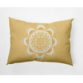 thumbnail image 1 of Simply Daisy 14 in x 20 in French/Country Yellow Medallion Polyester Decorative Lumbar Pillow, 1 of 3