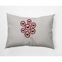 Simply Daisy 14" x 20" Love is in the Air Valentines Decorative Lumbar Pillow